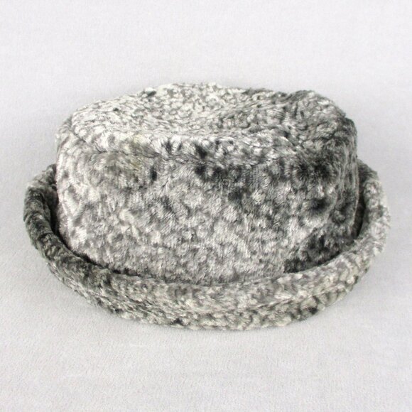 Vintage 1990 Grey Winter Cloche Bucket Hat HF Greenfield Made in England - Picture 7 of 7